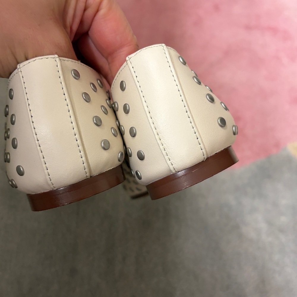 Madewell Greta studded Mary Jane ballet flat size 6.5 BRAND NEW! Cream - Picture 8 of 11